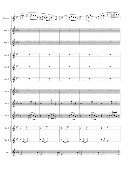 Intermezzo From Carmen Suite For Saxophone Ensemble Page 2