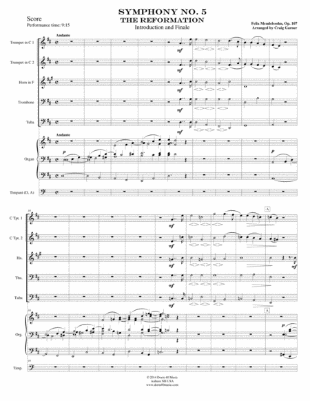 Introduction Finale From Symphony 5 Reformation Page 2