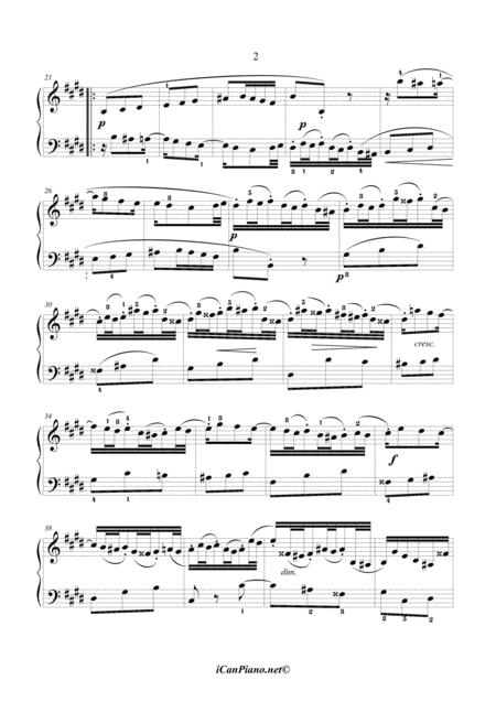 Invention No 6 In E Major Bwv 777 Js Bach Page 2