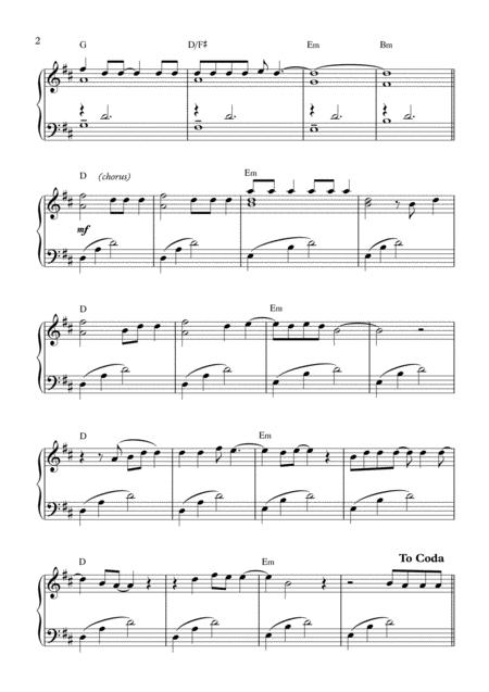 Invisible String By Taylor Swift For Piano Solo Medium Easy Page 2