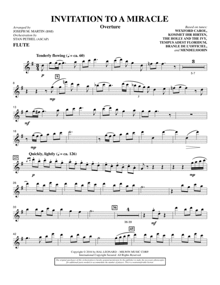 Invitation To A Miracle A Cantata For Christmas Flute Page 2