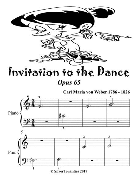 Invitation To The Dance Opus 65 Beginner Piano Sheet Music Page 2