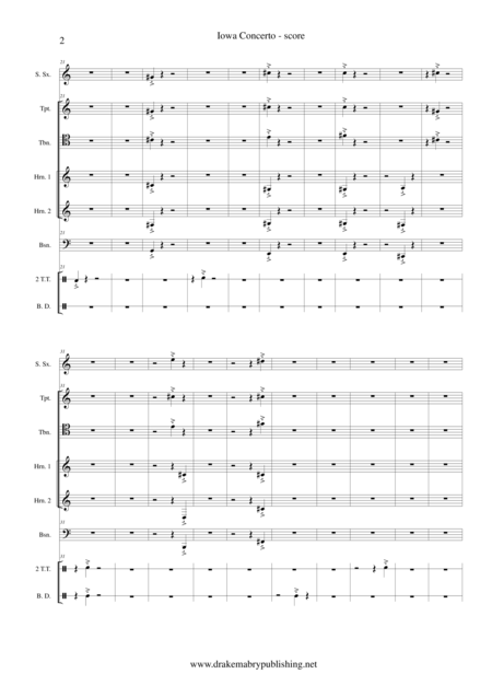 Iowa Concerto Score Page 2