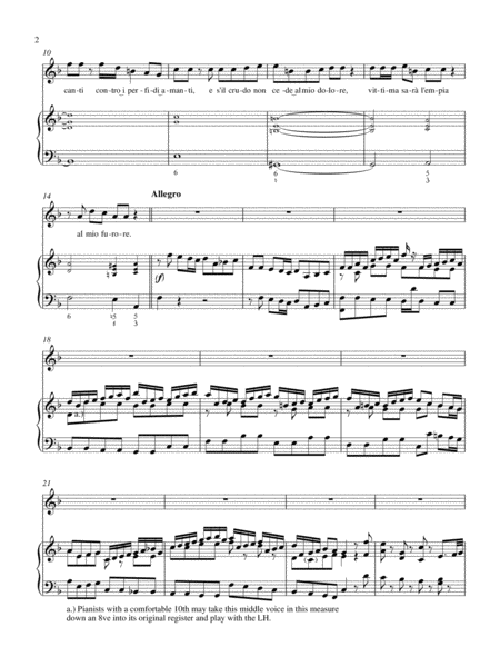 Ira Sdegno E Furore O Stringer Nel Sen From Handels Teseo Piano Vocal Reduction With Continuo Realization Page 2