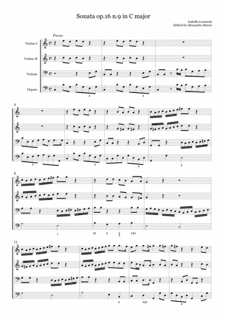 Isabella Leonarda Sonata Op 16 N 9 In C Major Page 2