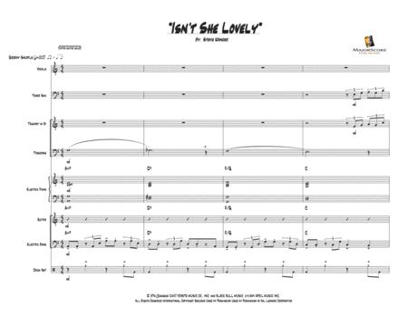 Isnt She Lovely Vocal 7 Piece C Major Page 2