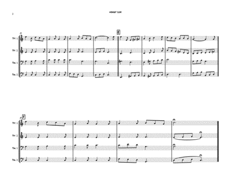 It Came Upon A Midnight Clear Brass Quartet Page 2