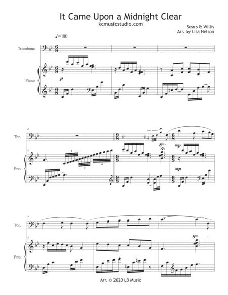 It Came Upon A Midnight Clear Trombone Solo Page 2