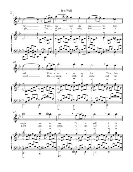 It Is Well Flute And Piano Duet Page 2