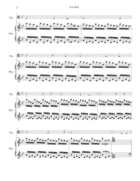 It Is Well Piano Accompaniment Page 2