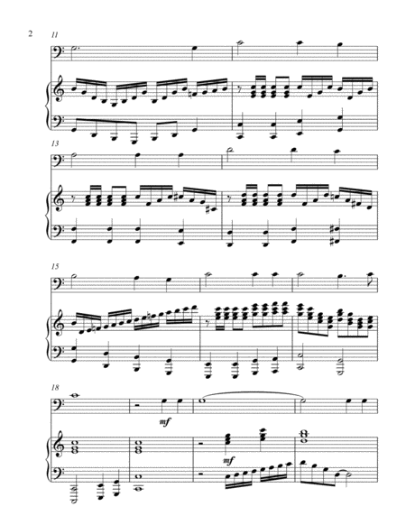 It Is Well With My Soul Bass C Instrument Solo Page 2