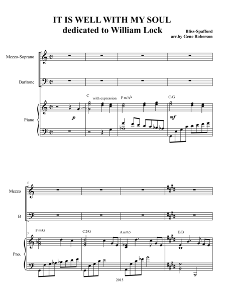 It Is Well With My Soul Choir Satb Page 2