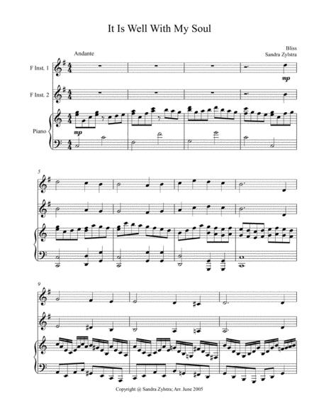 It Is Well With My Soul F Instrument Duet Page 2