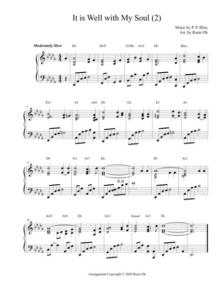 It Is Well With My Soul Favorite Hymns Arrangements With 3 Levels Of Difficulties For Beginner And Intermediate Page 2