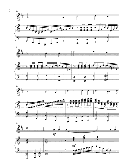 It Is Well With My Soul Treble Bb Instrument Solo Page 2