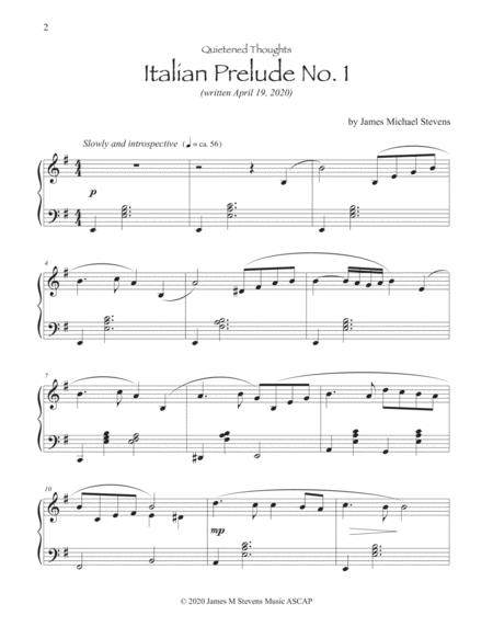 Italian Preludes Nos 1 8 Piano Book Page 2