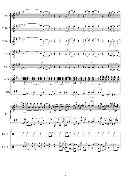 Italian Swingin Boogie For Piano And Brass Page 2
