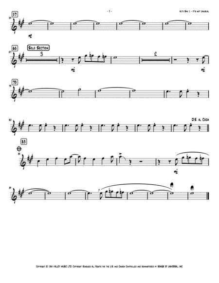Its Not Unusual Jazz Ensemble Parts Arr Nicholas Biancolin Page 2