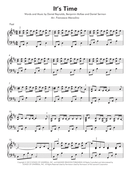 Its Time Intermediate Piano Page 2