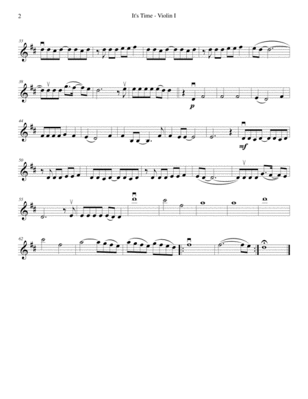 Its Time String Quartet Page 2