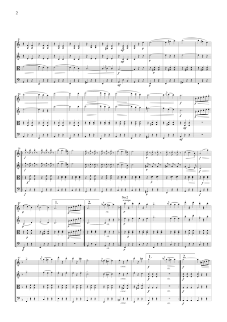 Ivanovici Donauwellen For String Quartet Ci001 Page 2