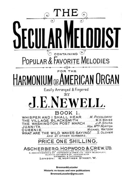 J E Newells The Secular Melodist Page 2