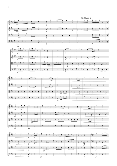 J Strauss Tik Tak Polka For String Quartet Cs110 Page 2