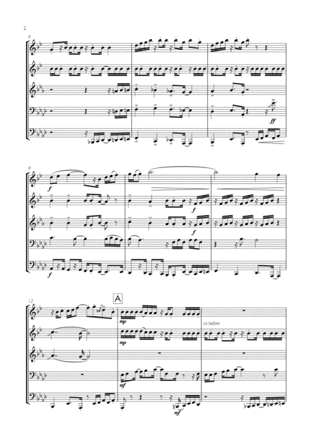 Jackson 5 I Want You Back For Brass Quintet Page 2