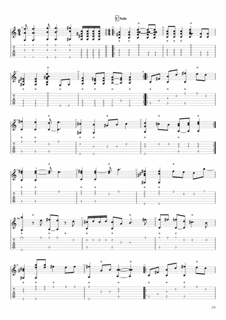 Jacobs Ladder Rush For Solo Fingerstyle Guitar Page 2