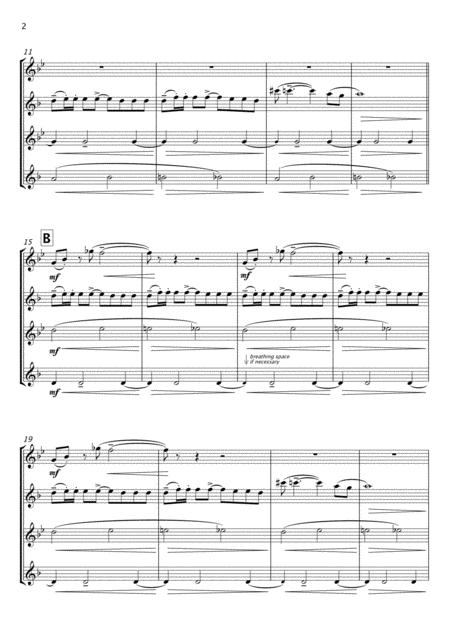 James Bond 007 Theme Satb Saxophone Quartet Page 2