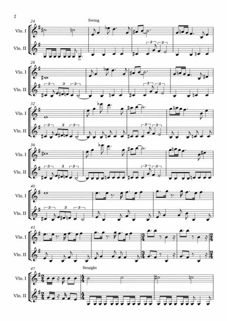 James Bond Theme For Two Violins Page 2