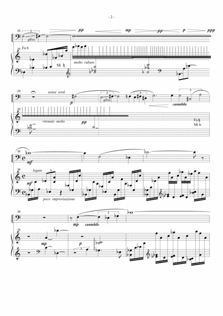 Jan Freidlin Enigma For Bass Trombone And Harp Page 2