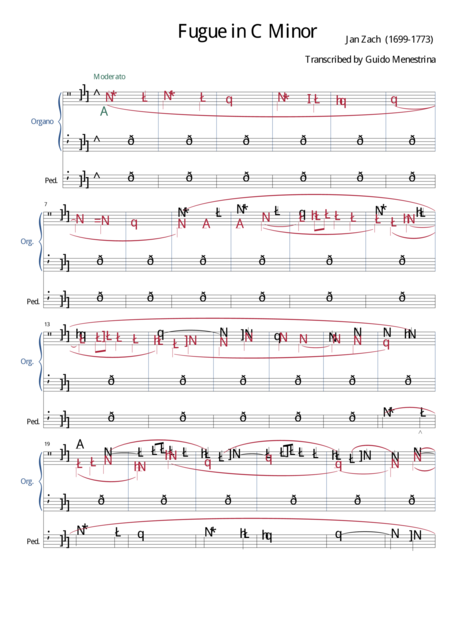 Jan Zach Fugue In C Minor Page 2