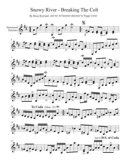 Jessica Theme Snowy River Hammer Dulcimer Solo Page 2