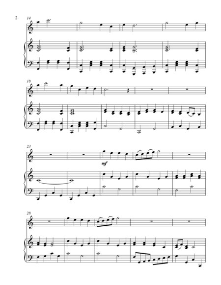 Jesus Loves Me Treble C Instrument Solo Page 2