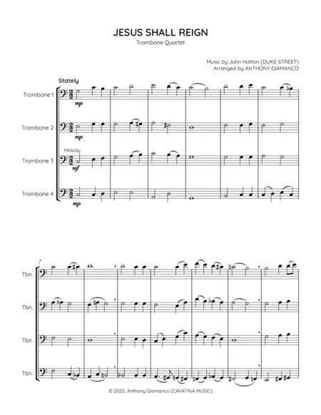 Jesus Shall Reign Trombone Quartet Page 2