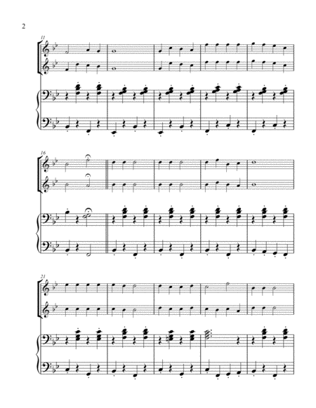 Jingle Bells 2 Flutes And Piano Page 2