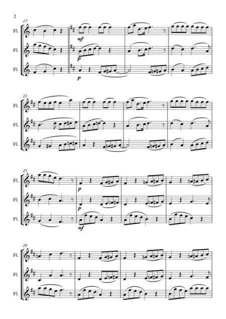 Jingle Bells For Flute Trio Page 2