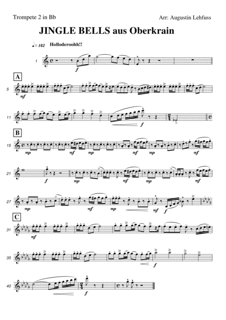 Jingle Bells From Oberkrain Funny Alpine Folk Music Version Page 2