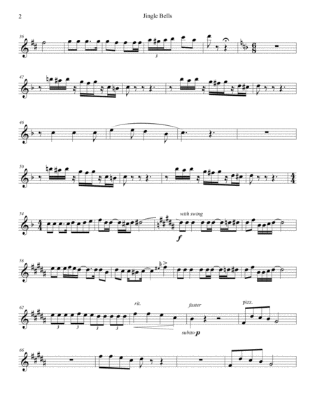 Jingle Bells Piano Trio Piano Violin Cello Page 2