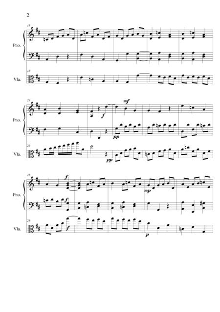 Joams Masquerade For Viola And Piano Page 2