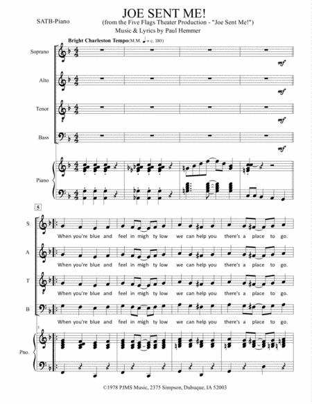 Joe Sent Me A Jazzy Charleston Type Song For Satb With Piano Accompaniment Page 2