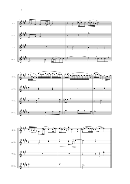 Johann Sebastian Bach Wehage Goldberg Variations Bwv 988 Arranged For Satb Saxophone Quartet Score Only Page 2