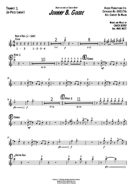 Johnny B Goode 6 Piece Brass Section Page 2