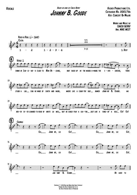 Johnny B Goode Vocals Page 2