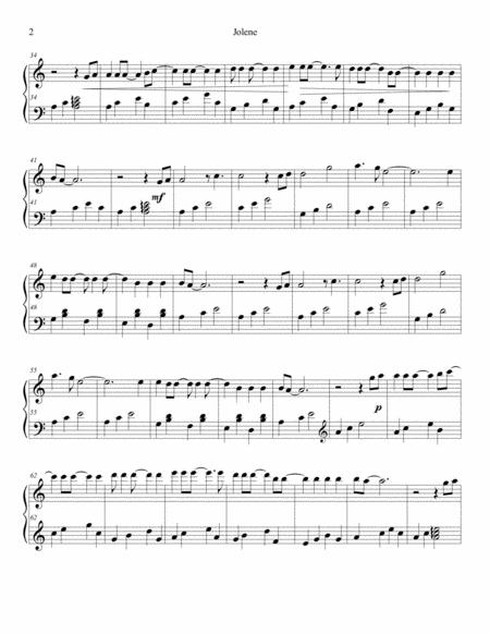 Jolene For Solo Harp No Levers Required Page 2