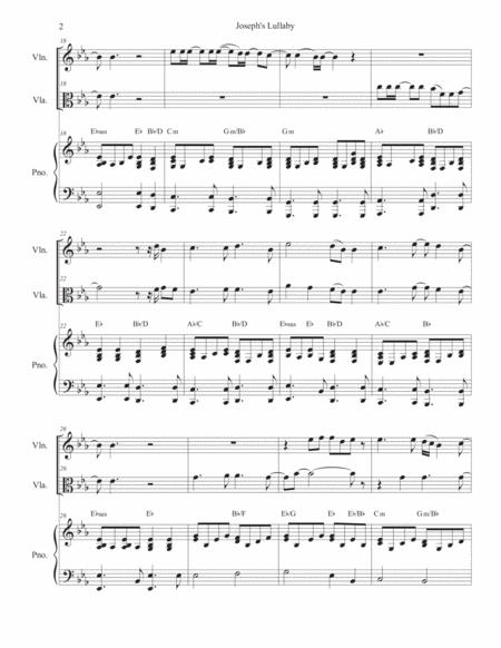 Joseph Lullaby Duet For Violin And Viola Page 2