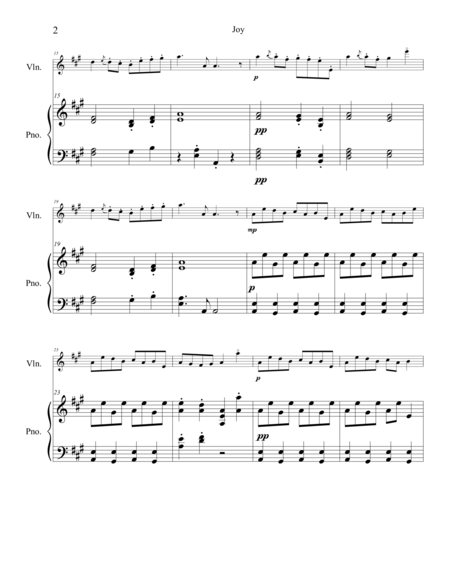 Joy From Moon Dance Of The Fireflies Score Page 2