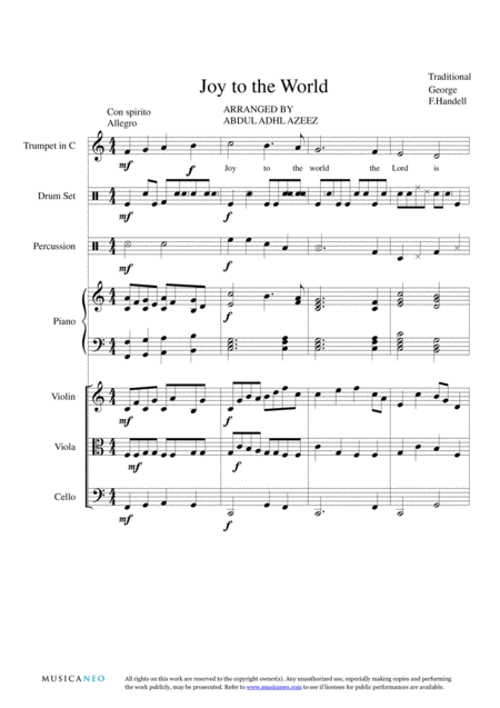 Joy To The World Orchestra Page 2