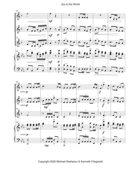 Joy To The World Trumpet Trio With Piano Page 2